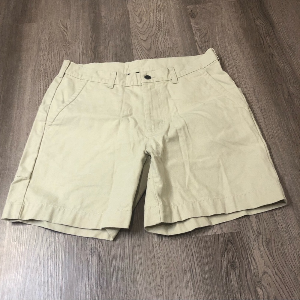 Patagonia Stand Up Shorts Light Khaki 7” Inseam Chino Organic Cotton Men’s 32
